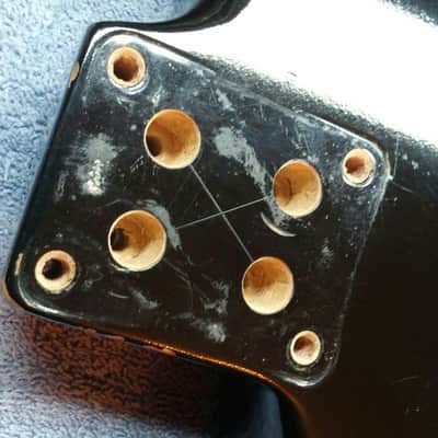 Fender Stratocaster Body Highway One Road Worn Black 2009 image 14