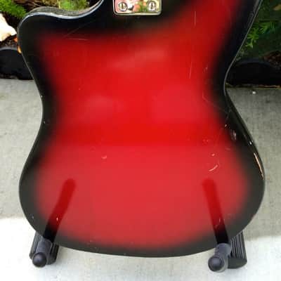 VINTAGE 60'S TEISCO/ZEN ON/VICTORIA DOUBLE PICKUP GUITAR image 8