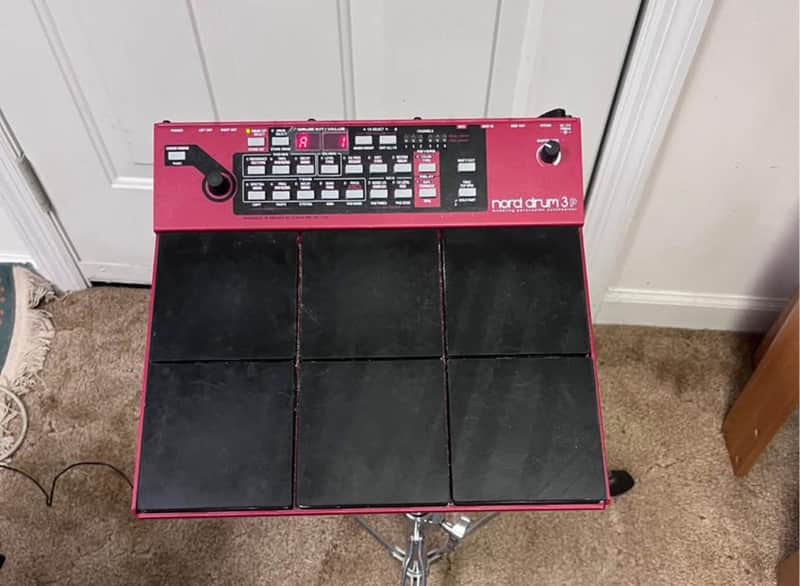 Nord Drum 3P 6-Channel Modeling Percussion Synthesizer 2016 - Present - Red image 1