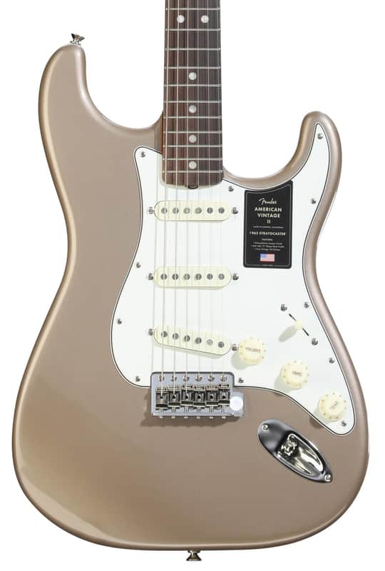 Fender American Vintage II 1965 Stratocaster Electric Guitar - Shoreline Gold image 1