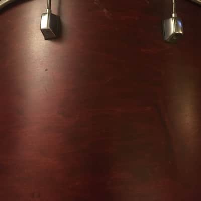 Orange County Drum & Percussion OCDP USA 6-piece drum kit 2002 Burgundy Satin image 16
