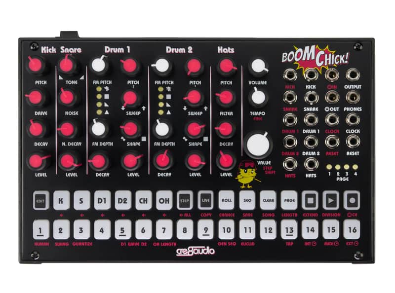 Cre8audio Boom Chick Pure Analog Drum Machine image 1