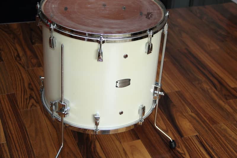 Yamaha AMF-1816 Absolute Hybrid Maple - Polar White floor tom 18"x16 image 1