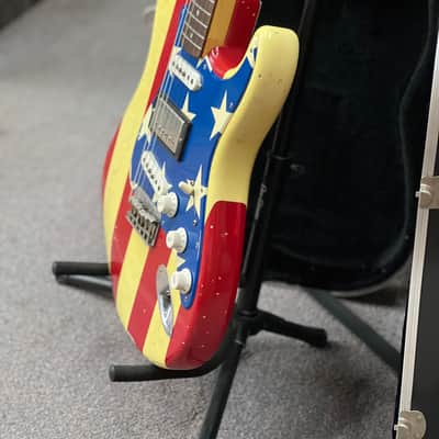 2011 Fender Wayne Kramer Artist Series Signature Stratocaster - Stars & Stripes image 5