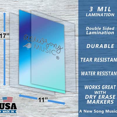 Laminated 4 String Bass Fretboard Chart Poster Nashville Numbering Theory 11x17 Beginner Easy image 2