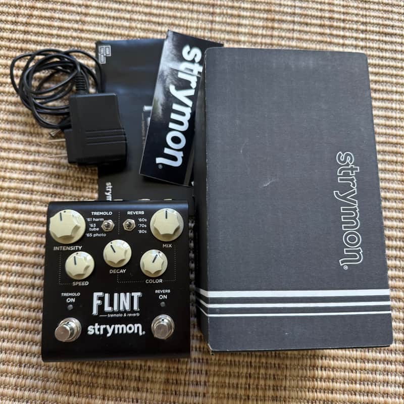 Strymon Flint Reverb and Tremolo V2 2022 - Present - Black image 1