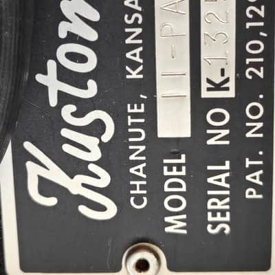 Kustom 11-PA 4 Channel Mixer 1960's-1970's - Black image 7