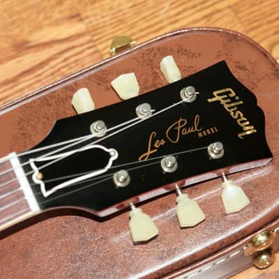 7.7 lbs! 2018 Gibson 1958 Les Paul Historic Reissue! R8 58 Dark Bourbon Fade Custom Shop TH Specs image 9