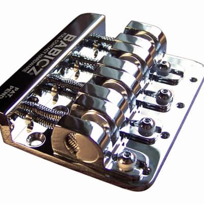 Babicz FCH-4 Bass Bridge, Original Series, 5 Hole Mount - Nickel---nickel image 1