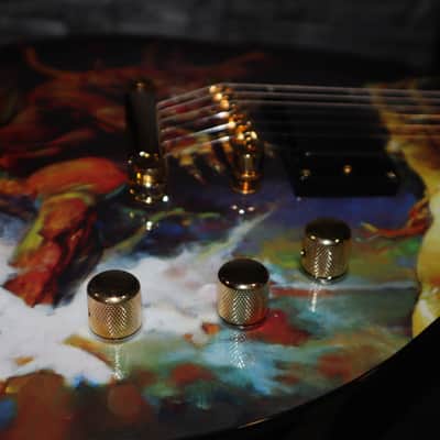 ESP LTD EC Frazetta Beauty and Beast Graphic, 2013 - 2014 - only 50 made! image 15