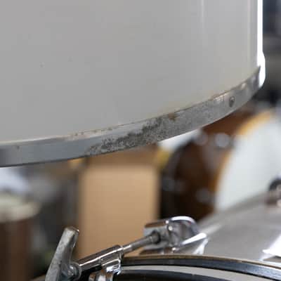 1980s Ludwig White Cortex "Concert Tom" Drum Set image 9