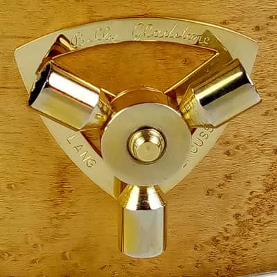 *Lang Gladstone TIMELESS TIMBER 1Ply Craviotto Maple Snare Drum 5.5x14"24k Gold* image 4