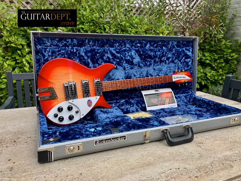 ♚ PRISTINE ♚ 2017 RICKENBACKER 350V63 Liverpool ♚ LUSH DEEP FIREGLO !♚ 6.2 LBS !♚ TOASTERS♚SAVE ££s. *360*330*325 image 1