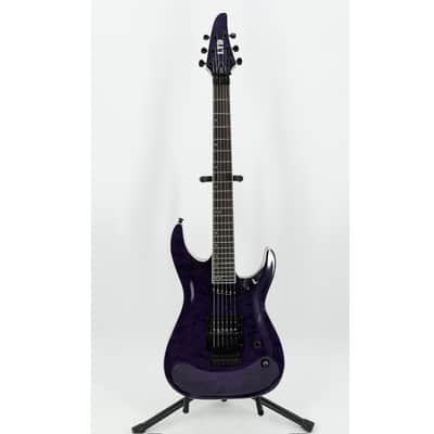 ESP LTD Andy LaRocque ALR-II Signature Guitar w/ Seymour Duncan Pickups & Hardshell Case - See-Thru Purple image 5