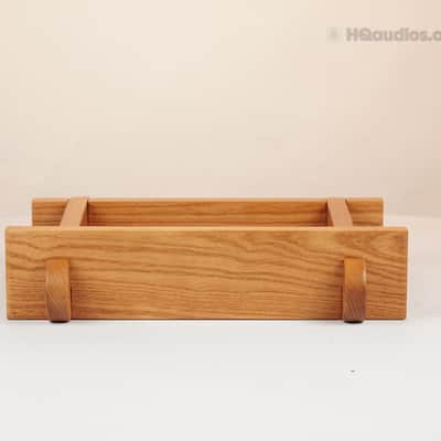 Natural Oak Wood Speaker Stands (Pair)– for 12" Vintage Speakers-10 year WRT image 6