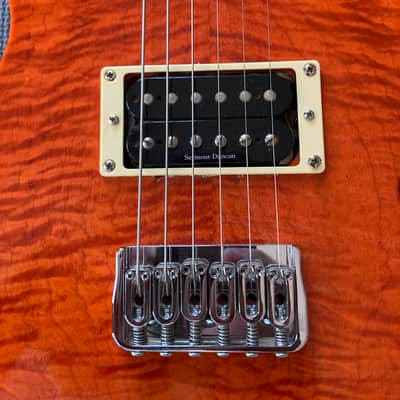 Magic City Guitars Zebra Flame 2024 - Orange image 1