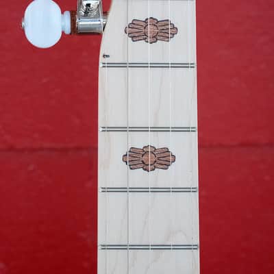Deering Goodtime Two (2) LEFT HANDED 5-String Maple Resonator Bluegrass Banjo Bronze Powercoat Hardware, Art Deco Inlay with Instrument Alley Hard Case, Tuner, Picks, Bundle image 6