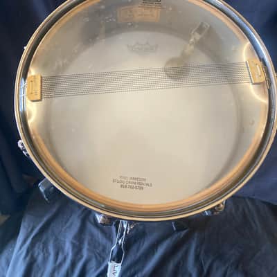 Paul "Jamo" Jamieson's Rogers - 5x14" PowerTone Model White Marine Pearl Snare Drum 1965 image 11