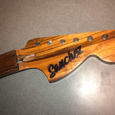 stratocaster exotic wood guitar neck for luthier repair parts image 2