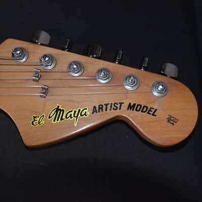 El Maya Artist model (Mustang copy) MIJ 70 Vintage White image 3