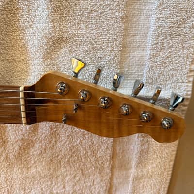 Custom Built T style guitar 2024 - Amber burst image 6