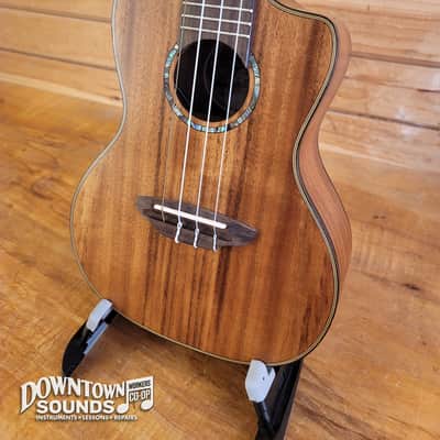 Lune High Tide Concert Koa Ukulele with Preamp & Luna Ukes Gig Bag image 3