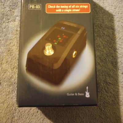 [NOS/NIB] Korg PB-01 Pitchblack Chromatic Guitar/Bass Tuning Pedal; w/Original Box & Paperwork image 2