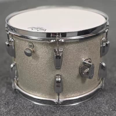 Used Vintage Ludwig 2pc Drum Set Silver Sparkle - Good image 9