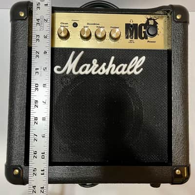 Marshall MG Gold MG10G 2-Channel 10-Watt 1x6.5" Solid State Guitar Combo 2018 - Present - Black - ** w/Extras ** image 12