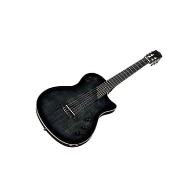 Cordoba Stage Nylon 6-String Electric Guitar with Gig Bag (Black Burst) image 6