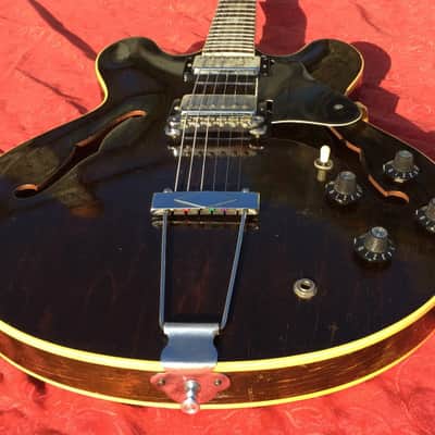 Gibson ES-335 Walnut 1969/70 Orange Label With Volute and Made in USA stamp image 6