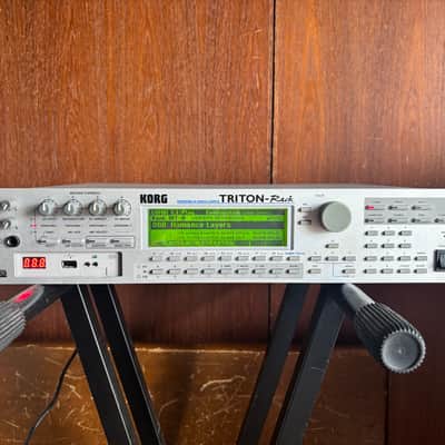 Korg Triton Rack Synthesizer/Sampler Workstation Ver 1.5.3 w/ FULL SIMM power supply image 2