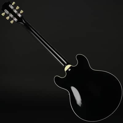Eastman T484-BK 14" Thinline, Seymour Duncan Pickups in Black #P2401908 image 4