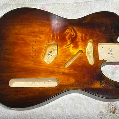Tobacco Burst Basswood T-style guitar body - USA! image 1