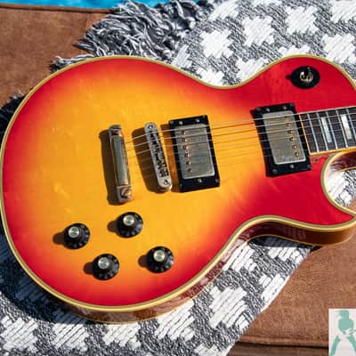 Vintage 1980 Greco EG 1000 - Les Paul Custom Reissue - Cherry Sunburst w Ebony Fingerboard & U-3000 PAF Style PU’s - Made In Japan - Pro Set Up w Perfect Frets/Action/Intonation image 3