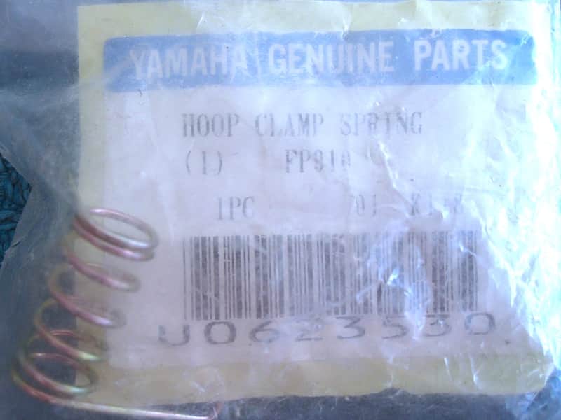 Yamaha Bass Drum Pedal Attachment Claw Foot Hoop Clamp Spring - Vintage (NOS) image 1