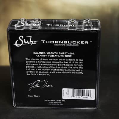 SUHR Thornbucker PAF Bridge Lead Humbucker Pickup Black 50mm - Pete Thorn Signature Model image 2