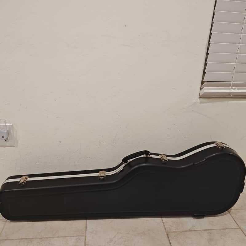 ‘90s Fender Jazz Bass Molded Hard Case - Black image 1