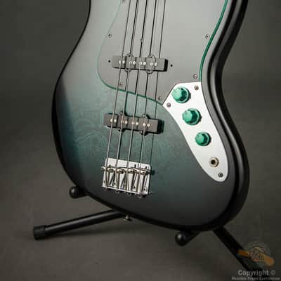 Fender Jazz Bass CUSTOM 1994 Green Paisley image 6
