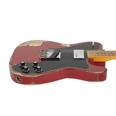 Used Fender Custom Shop 1970s Tele Custom Heavy Relic - Red Sparkle image 5
