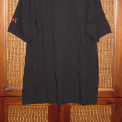 new A+ (with hang tag) genuine Gibson Firebird T-Shirt XL (X-Large), Black with Red Graphic, 60% Cotton / 40% Polyester - short sleeve GIBS-GA-FBBMXL (GA-FBBMXL) UPC # 711106533919 image 5