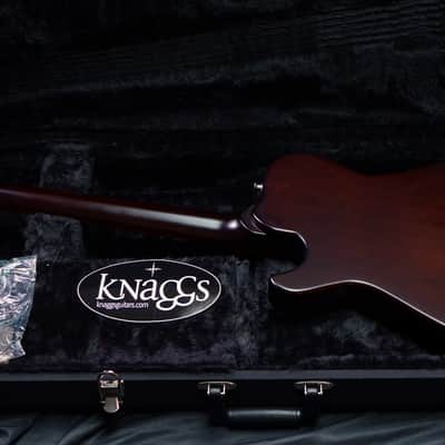Knaggs Kenai J H2 Dark Tobacco Burst - Rosewood Board image 9
