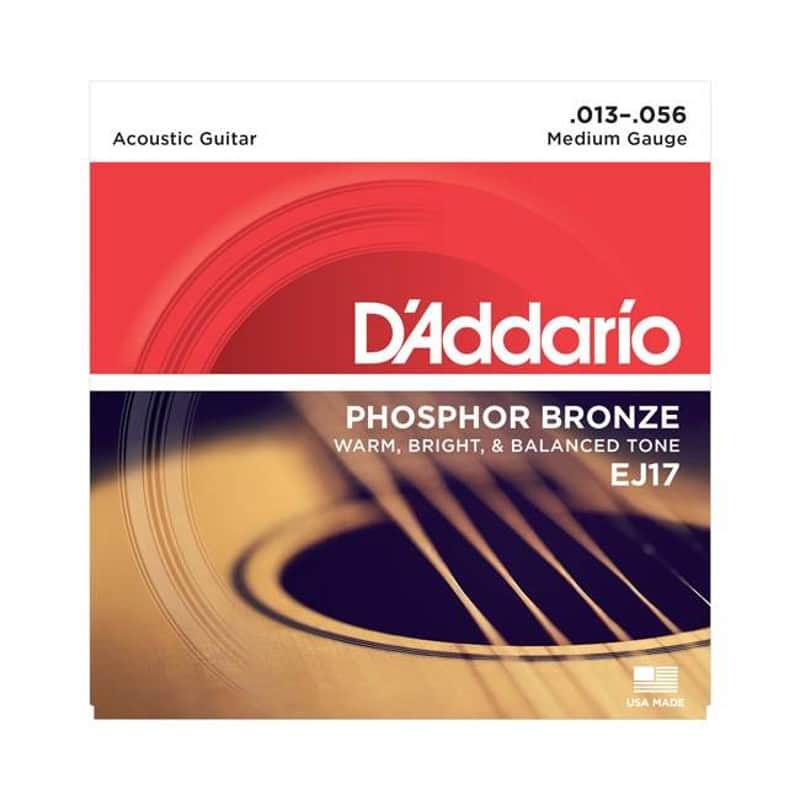 NEW D'Addario EJ17 Phosphor Bronze Acoustic Strings - Medium - .013-.056 image 1