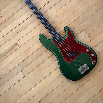 1962 Fender Precision Bass Guitar Sherwood Green image 3