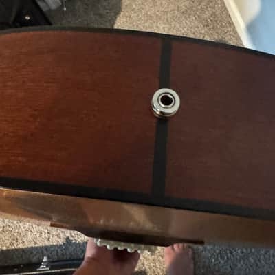 Eastman AC122CE Sapele/Sitka Spruce Grand Auditorium Cutaway with Electronics 2010s - Natural image 12