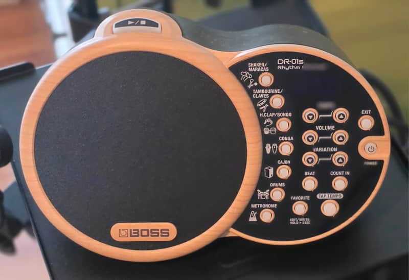 Boss DR-01S Rhythm Partner Drum Machine 2017 - 2018 - Tan image 1