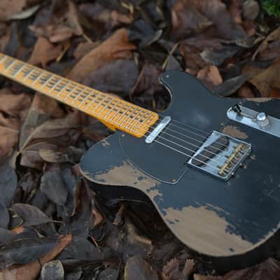 Fender Custom Shop Masterbuilt Austin Macnutt '52 Telecaster - Heavy Relic - Black image 8
