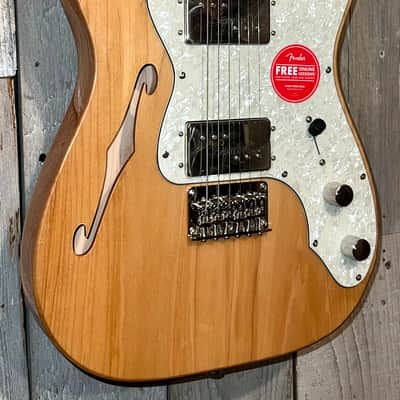 Squier Classic Vibe '70s Telecaster Thinline Natural, HH Includes Pro Setup & Ships Fast so Support Small Business ! image 3