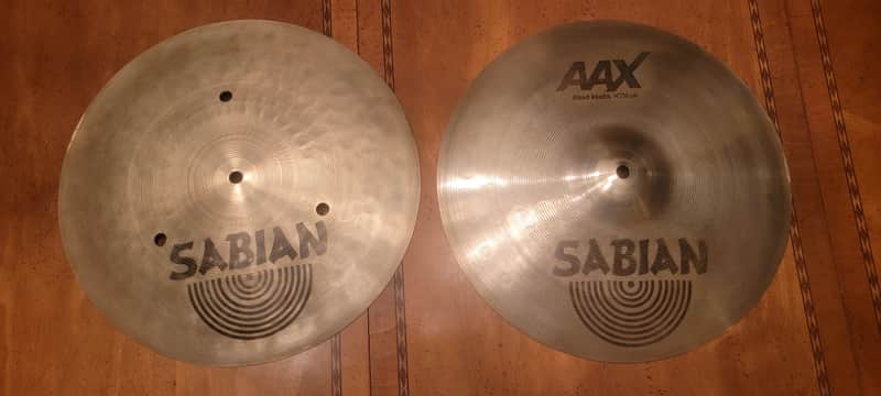 Sabian 14" AAX Fast Hi-Hat Cymbals (Pair) 2000 - 2001 - Natural image 1