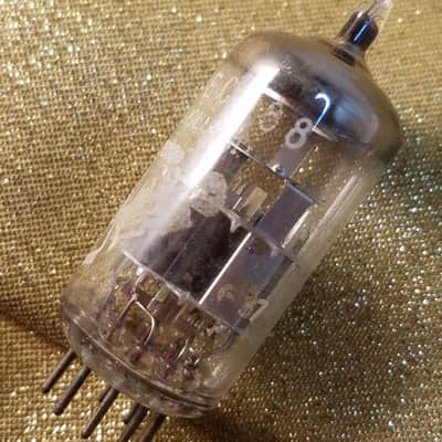 Amperex Matched Pair (2) 6DJ8 tNOS AT1000 TESTED Vacuum Tubes Heerlen Small Halo Getter rare Treble Clef Bugle Boy T4TCbb ECC88 dual triode 1960-1966 image 15